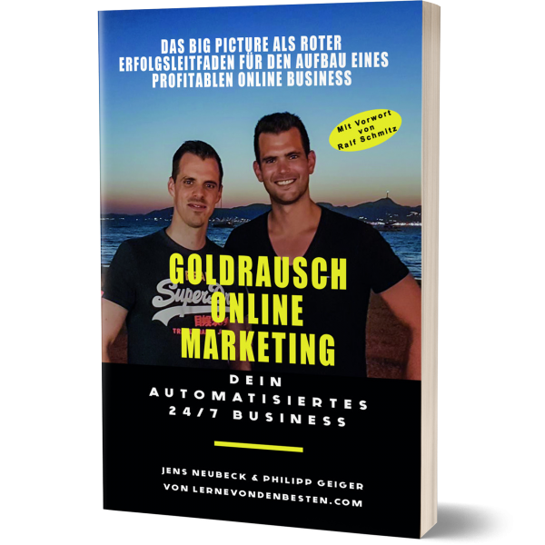 Das Buch Goldrausch Online-Marketing von Jens Neubeck 3D-Buchcover